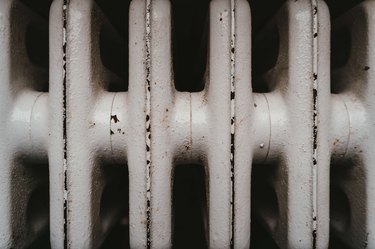 Close up of a radiator.