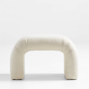 boucle arch stool