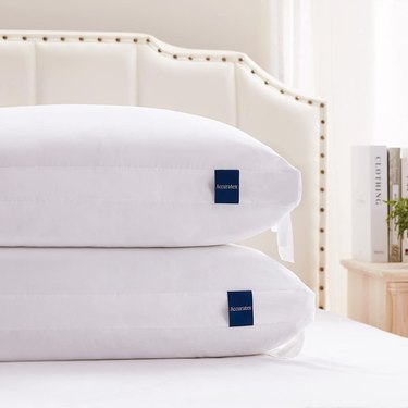 standard bed pillows