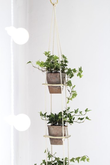 DIY Tiered Hanging Planters