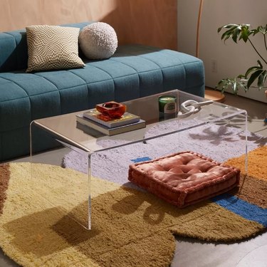 acrylic coffee table