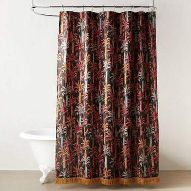 palm tree shower curtain