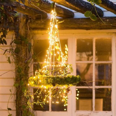ideas for Christmas lights outdoors vine waterfall lights