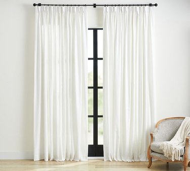 Emery Linen Pinch Pleat Curtain Panel