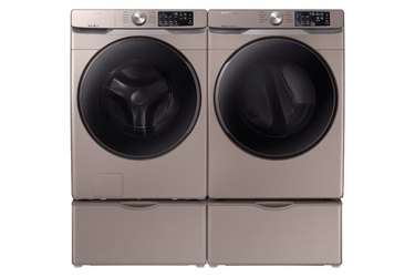 An energy efficient front load washer and dryer from Samsung