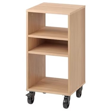 IKEA Oak Veneer Shelf Unit