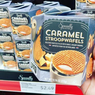 Specially Selected Caramel Stroopwafels at Aldi