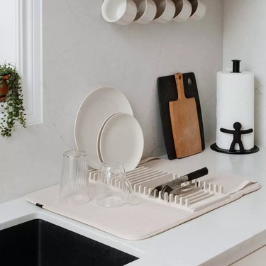 dish drying rack for sink