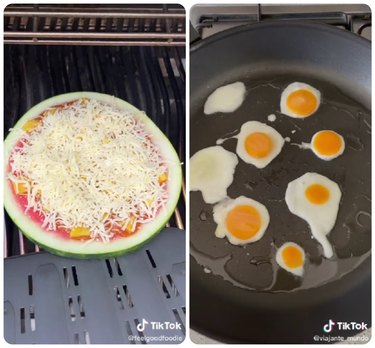 Watermelon pizza and frozen egg food hacks of 2022
