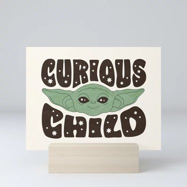 Society6 Curious Child Mini Art Print by Berlin Michelle