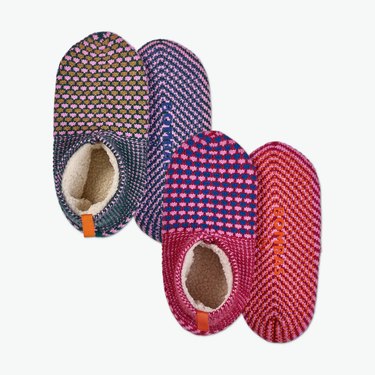 Two pairs of slippers from Bombas