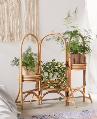 Urban Outfitters Rattan Plant Stand, $159