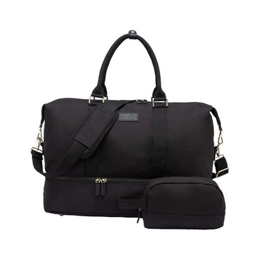 beis travel bag dupe