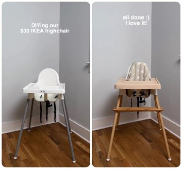 How to DIY Ikea Antilop high chair