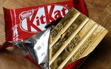 Solid Gold Kit Kat Bars