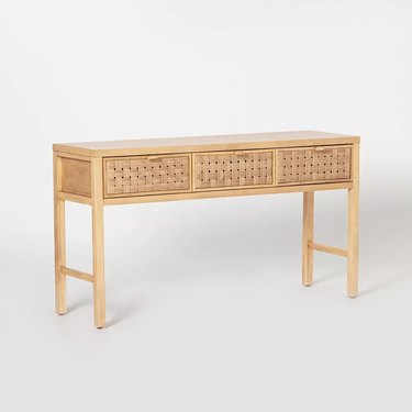 Palmdale Knockdown Woven Drawer Console