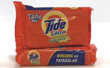 Tide laundry bar soap.