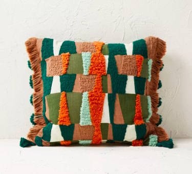 Opalhouse Embroidered Geometric Throw Pillow, $25