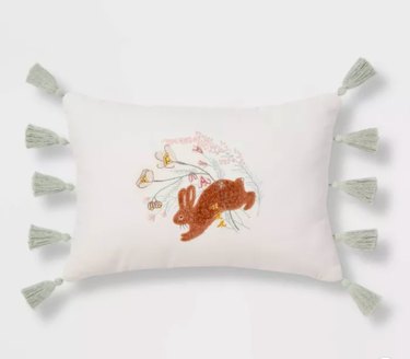 Threshold Bunny Lumbar Pillow, $15