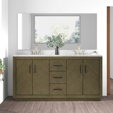 Kimball 72-inch double bathroom vanity set