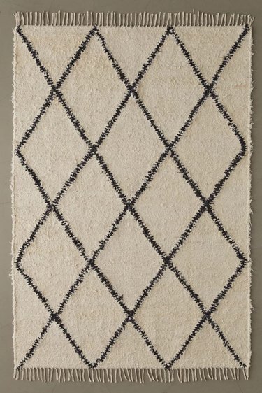 diamond shag rug