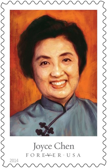 stamp featuring joyce chen
