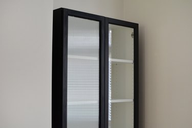 Reeded glass panel