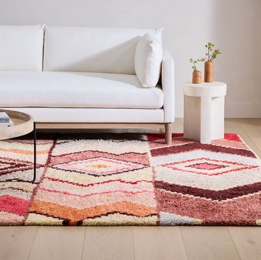minimalist bohemian living room rug