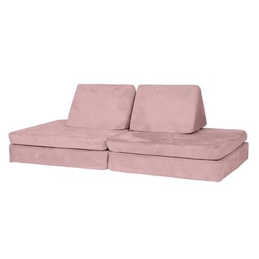 pink kids' play couch