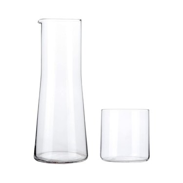 Lily's Home Bedside Water Carafe With Tumbler Glass