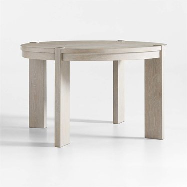 Crate and Barrel Diset Wood Oval Extendable Dining Table
