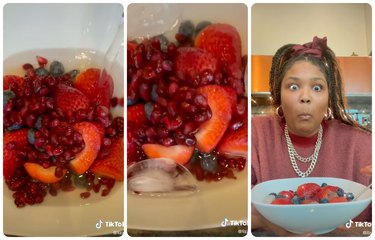 lizzo eating nature's cereal on tiktok