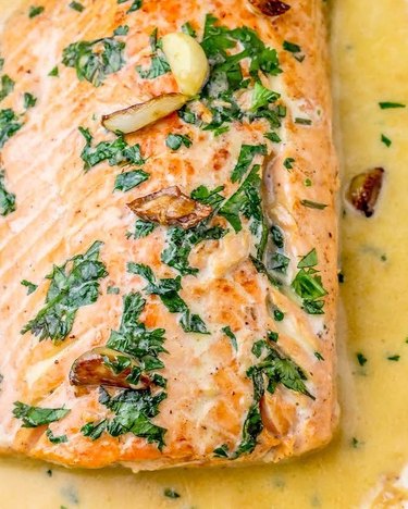 Sweet C's One-Pot Irish Whiskey Glazed Salmon