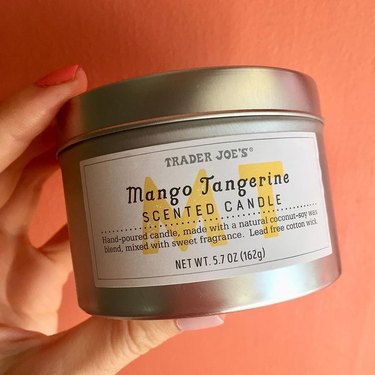 trader joe's mango tangerine scented candle