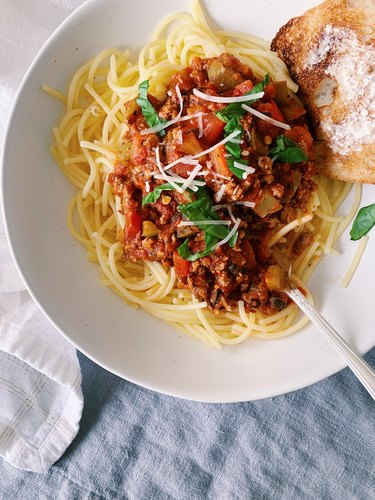 Fable Pasta Bowl with spaghetti