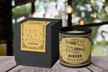 Madison Foundry Pisces Zodiac Candle