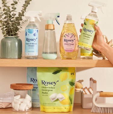 Rosey cleaning supplies