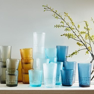 West Elm Malcolm Beaded Drinking Glasses