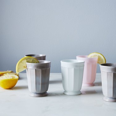 Mosser Glass Faceted Glass Tumblers
