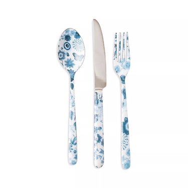 floral cutlery