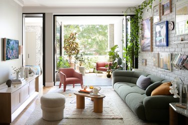 Jono Fleming living room looking out to balcony