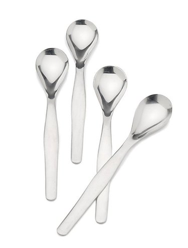 Silver egg spoons, set of 4