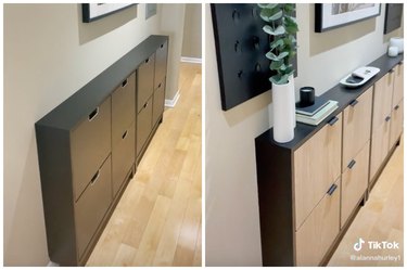 Ställ show cabinet hack before and after