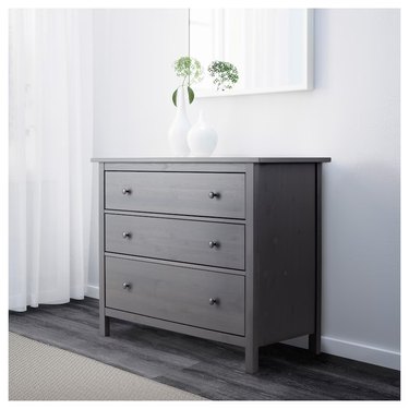 A 3-drawer IKEA dresser
