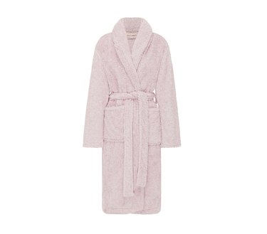 light pink fluffy robe
