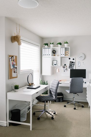 Modern Home Office and School Workspace - IdeaPaint US