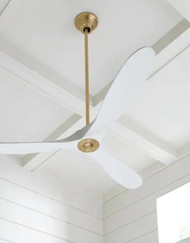Monte Carlo Maverick 60-Inch Brass Indoor/Outdoor Ceiling Fan