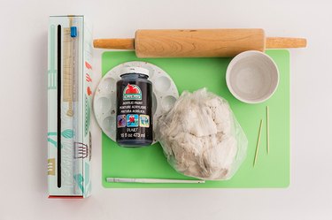 tools to make air-dry clay holder