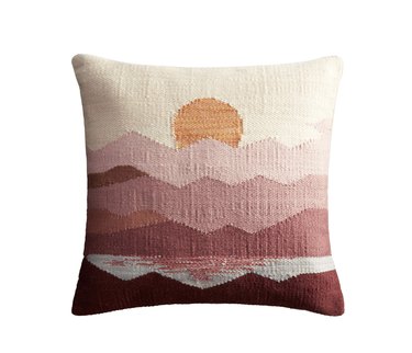 sunset pillow