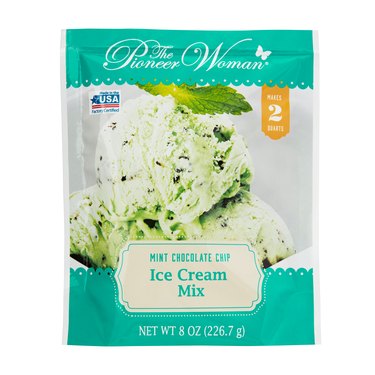 pioneer woman Mint Chocolate Chip Ice Cream Mix Packet
